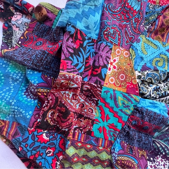 Colorful Patchwork Pants - Picture 3 of 10